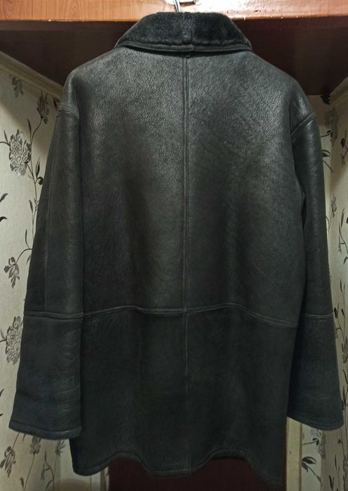 Мужская натуральная дубленка