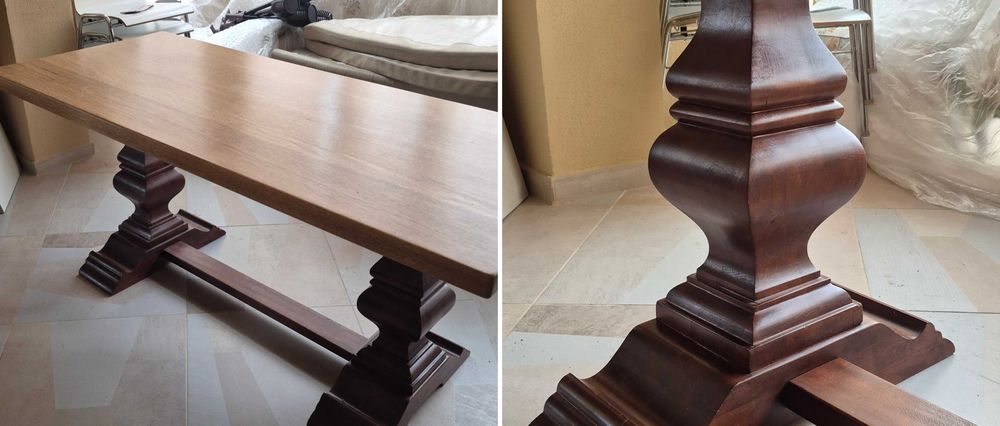 Уникална масивна маса - дърво