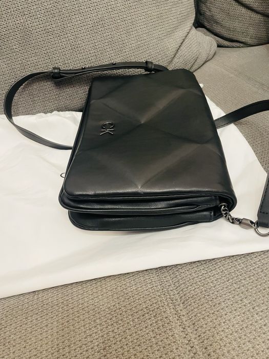 Кожена чанта Calvin Klein