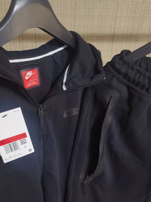 Nike Tech Fleece - сив, черен, L размер