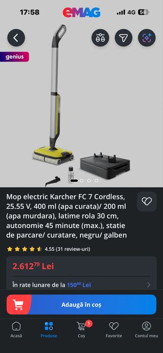 Karcher FC7 cordless