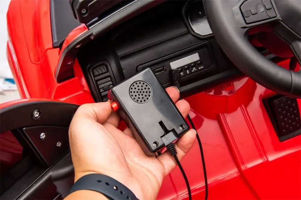Masinuta pompieri DODGE RAM 1500 RHO 4 x35W, baterie 12V 10Ah,