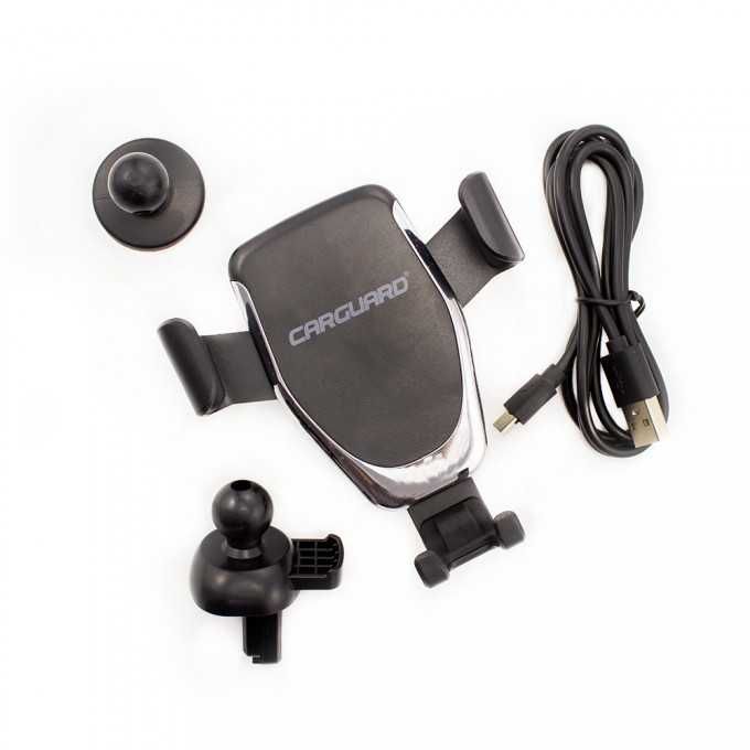 Suport grila cu incărcător wireless pentru telefon mobil