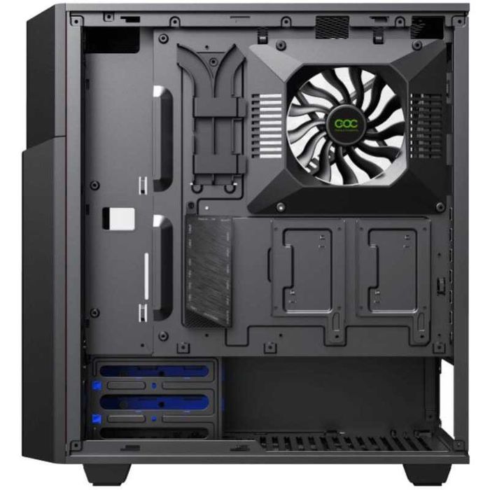 Carcasa PC Gamemax Contac OC Black/Red