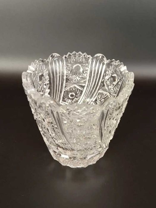 Хрустальная ваза «Алмазная грань» — винтаж, СССР