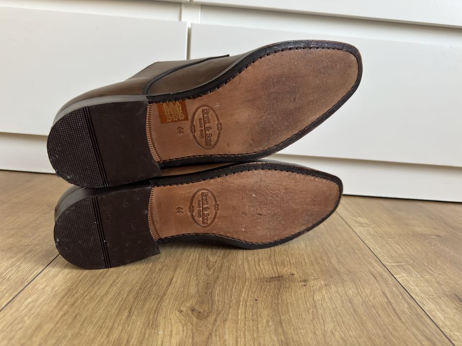Brett & Sons – Естествена кожа, Double Monk Strap