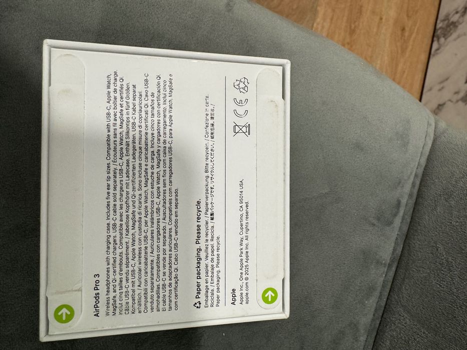 AirPods Pro 3. Sigilate. Originale.