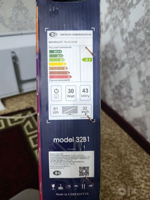 Телевизор новый helmor smart tv 32 4k