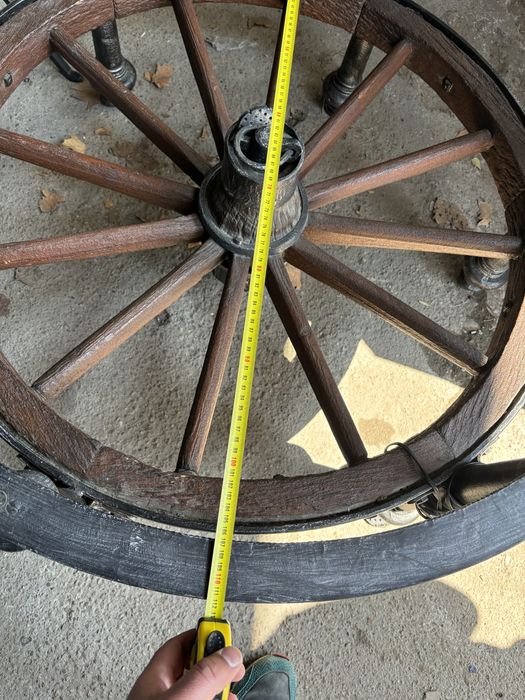 Кръгла маса от ковано желязо