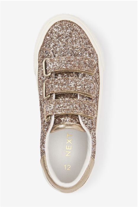 Золотистые детские кеды