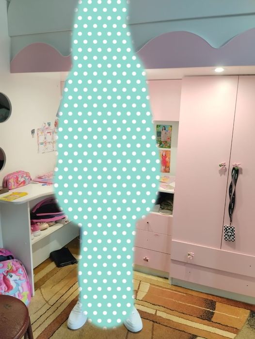 Кроватка чердак для девочки!