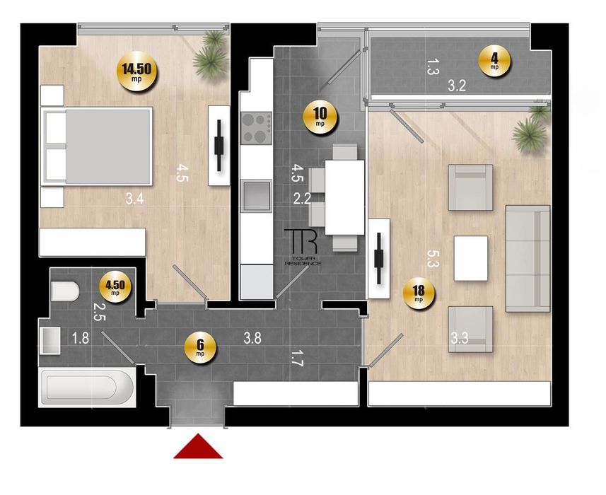 NOU Dotari Premium Ap 2 Camere Incalzire In Pardoseala Nou Rahova