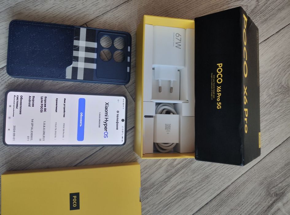 Смартфон Poco x6pro 12 .512