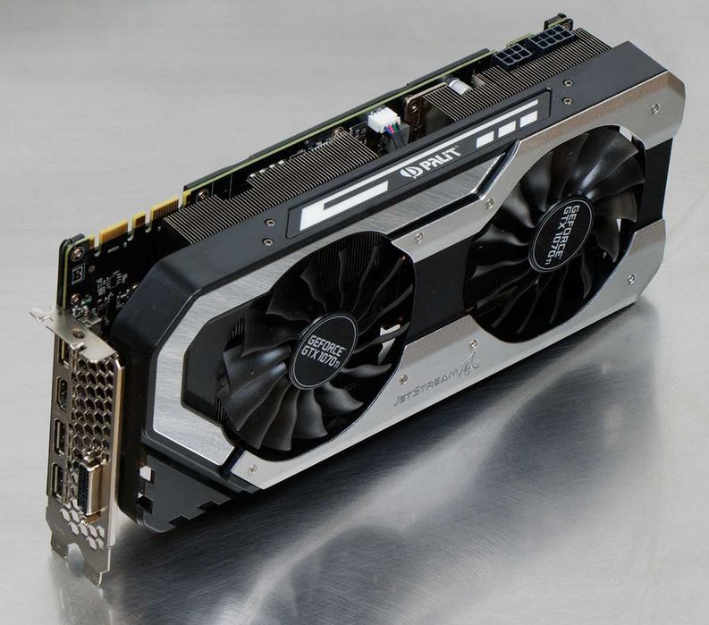 игровая видеокарта GTX 1070 ti JetStream 8gb