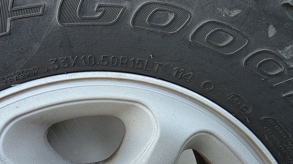 Roti Patrol,Pajero L200,bf goodrich 33x10.50r15 33x10.50r15lt
