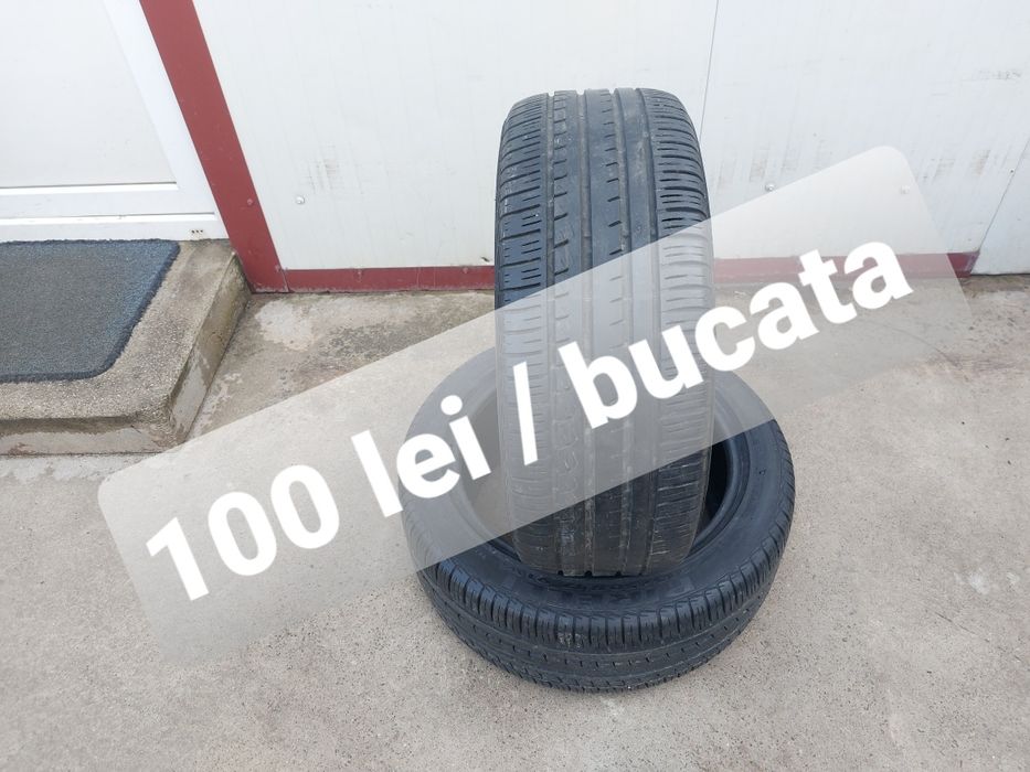100 lei bucata! Doua anvelope de vara 215 50 r17 Pirelli
