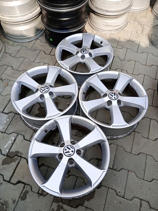 4 jante 5x112 R17 originale w passat cc b7 b8 golf 5 6 7 Turan Tiguan