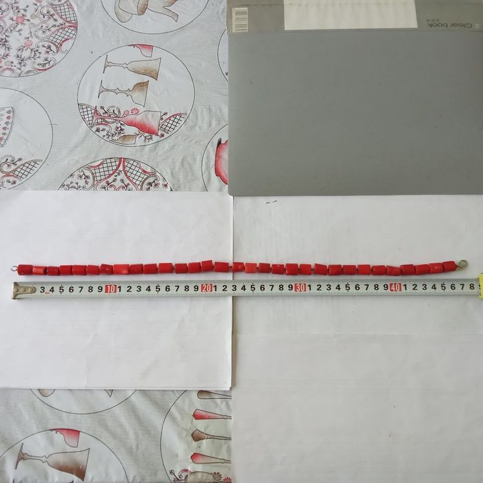 Коралл натуральный Бусы