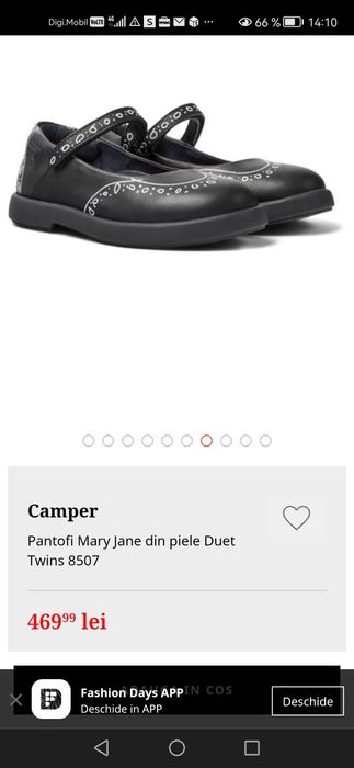 Pantofi fetite camper  28