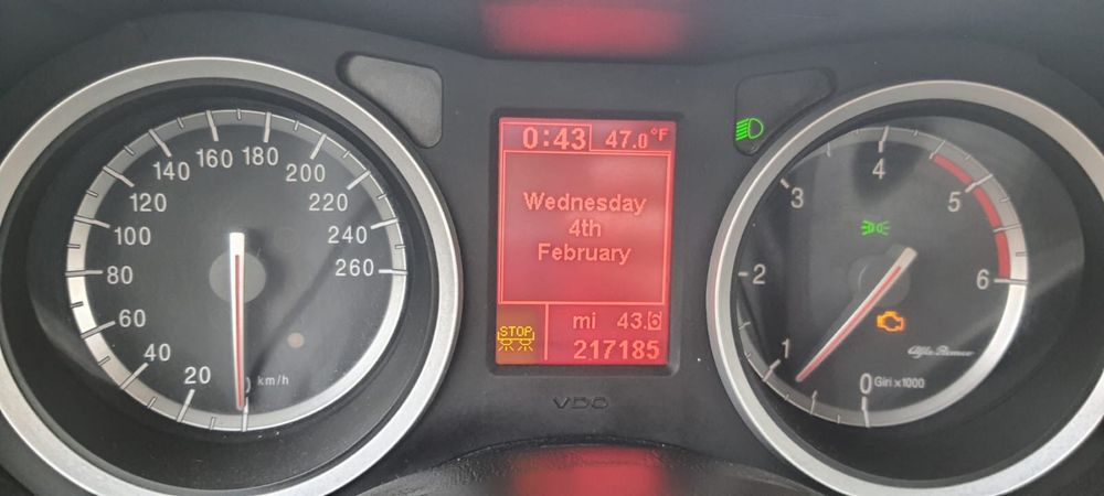 Alfa Romeo 159 2.0 JTDM 2007 217.xxx Mile