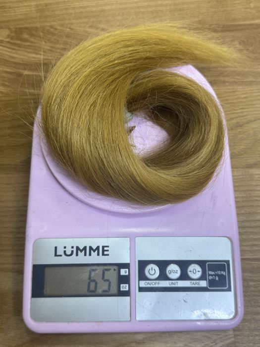 Продам волос натуральный 65 гр 45  см