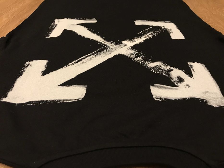 OFF-WHITE Paint Arrow Slim тениска, размер: S