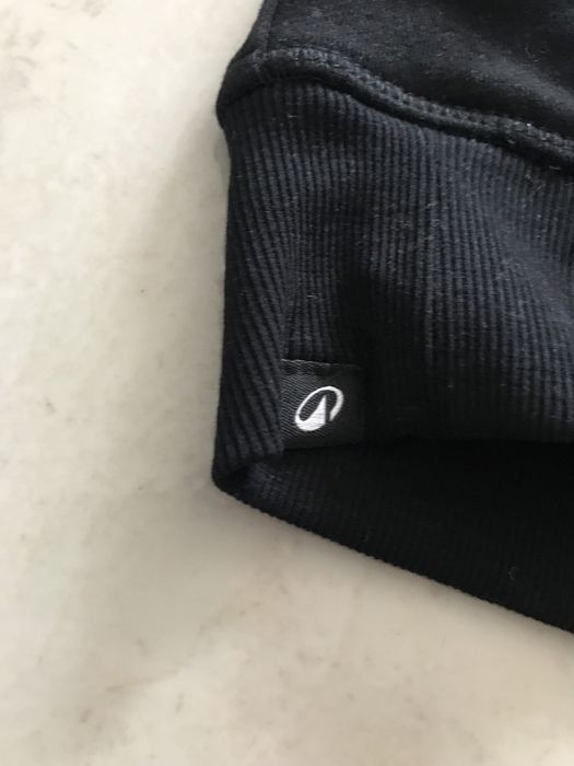 Мъжки суитшър с качулка черна размер L