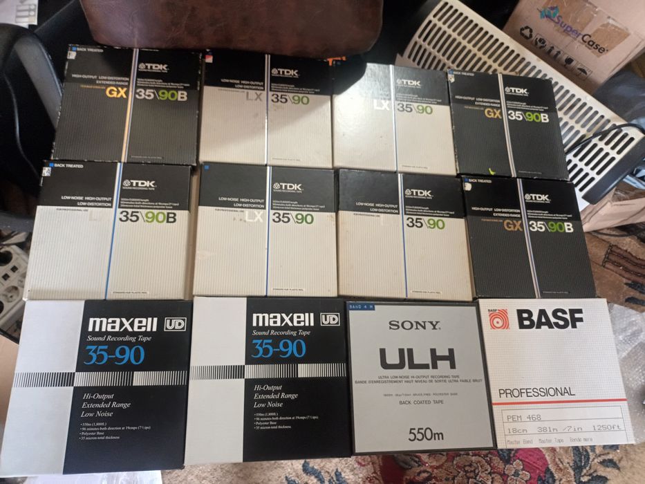 Role magnetofon Tdk/Maxell/Basf
