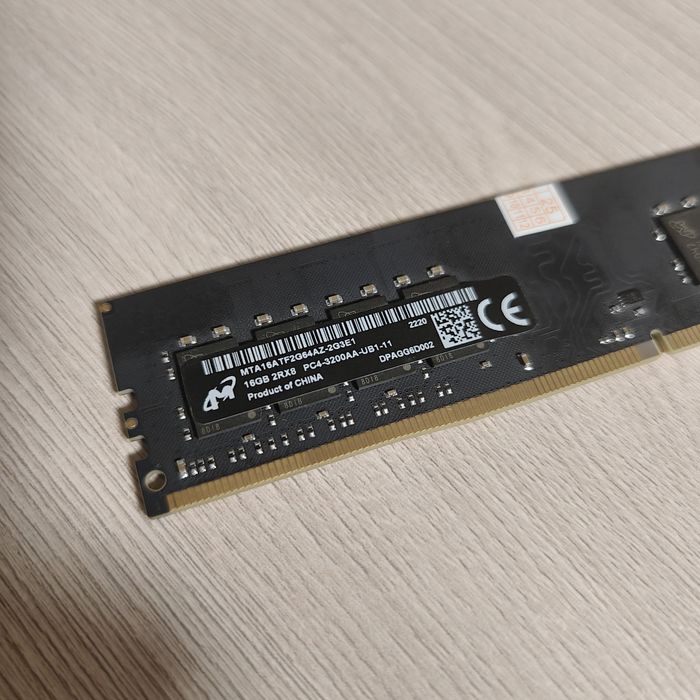Micron DDR4 16GBx1 3200мгц ОЗУ