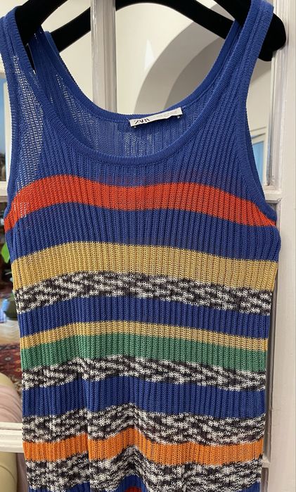 Set tricotat top/fusta L