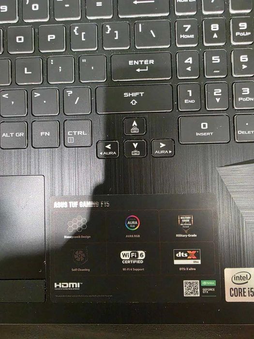 Геймърски лаптоп ASUS TUF Gaming F15 | 144hz | GTX 1650
