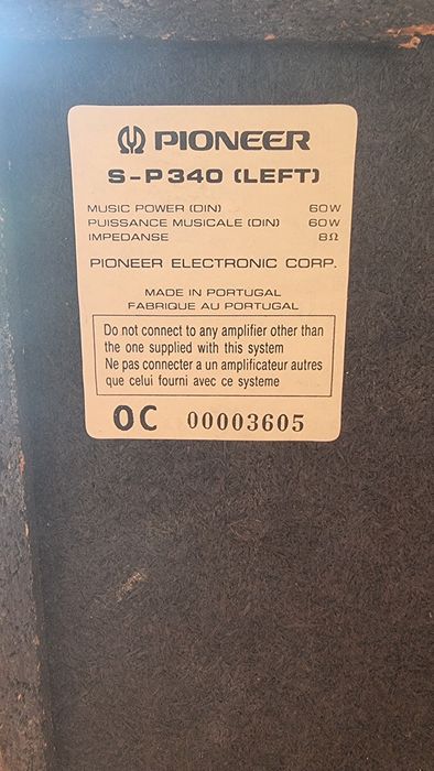 Boxe Pioneer 60w