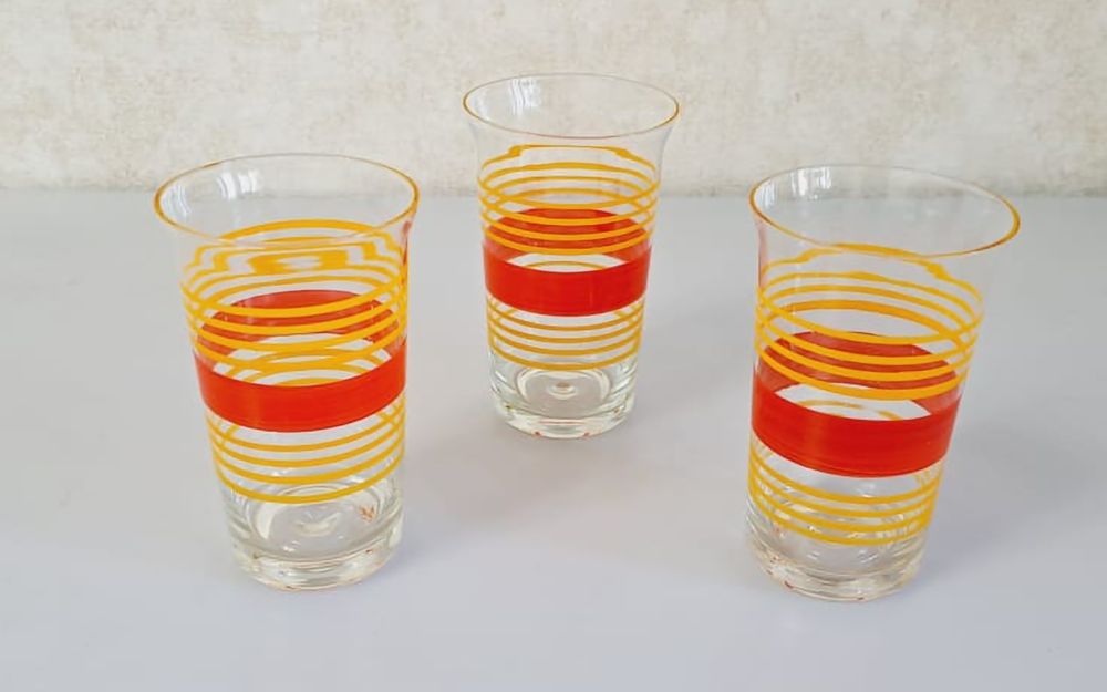 Винтажный набор, стаканы
