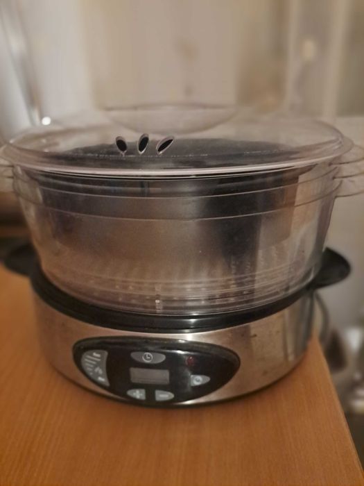 Aparat de gatit cu aburi 900 W, 9 Litri