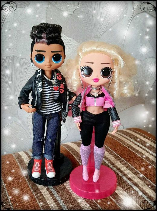 Куклы Лол Сюрпрайз LOL Surprise OMG Tough Dude and Pink Chick