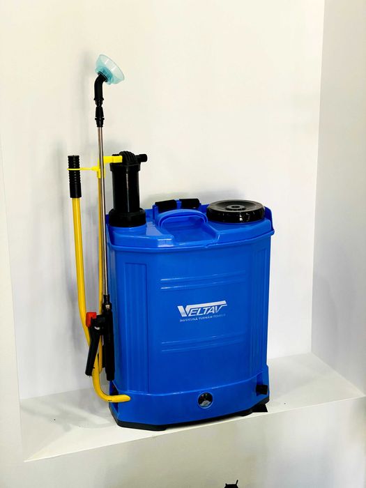 Pompa de stropit 16L 2 în 1, manuală și electrică,12V8Ah, debit 4l/min