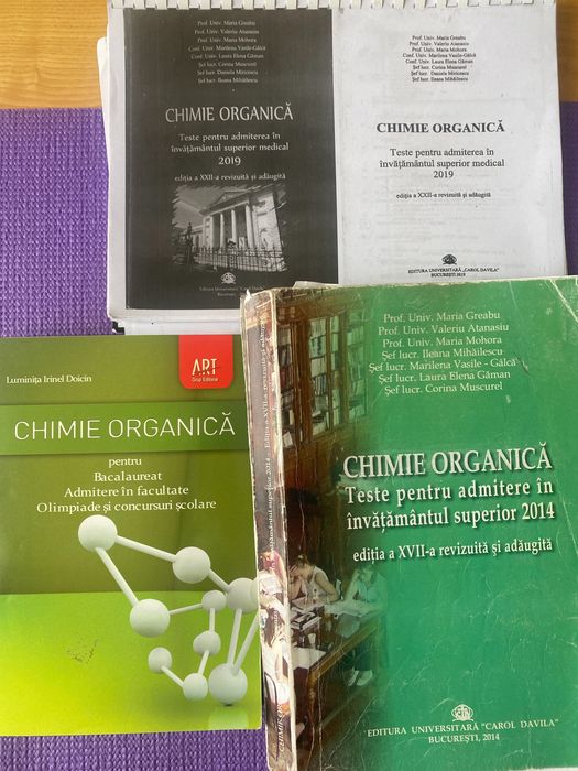 Admitere medicina UMFCD grile biologie - chimie + manual