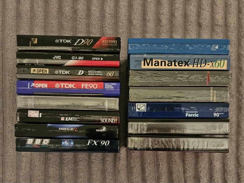 15 Casete Audio Noi TDK AGFA JVC BASF Memorex