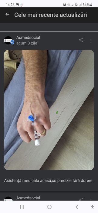 Asistență medicală în Galați la domiciliu.Perfuzii,pansamente escare.