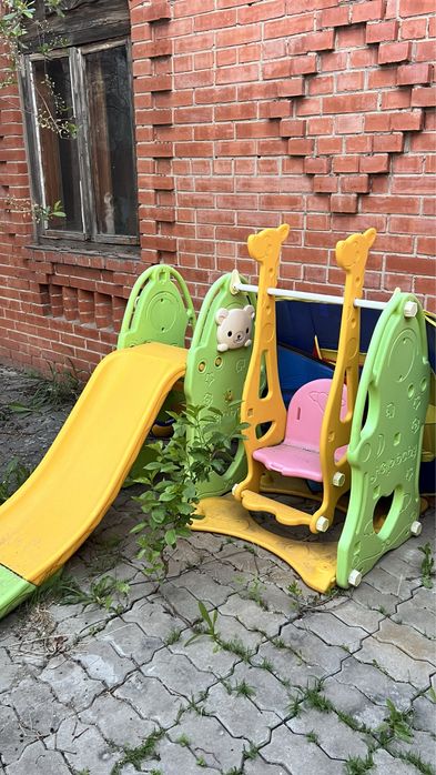 Горка детская с качелей