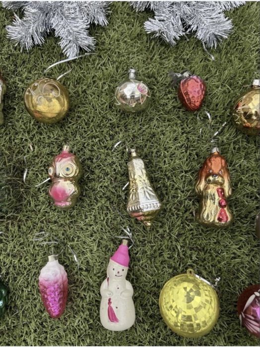 Елочные игрушки советские СССР, елка