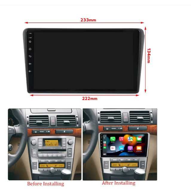 Мултимедия Android CarPlay за Toyota Avensis + ПОДАРЪК Камера