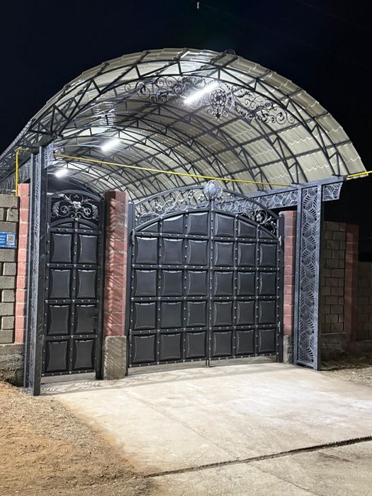 Навес Ворота Арка Есік сварка жұмыстары