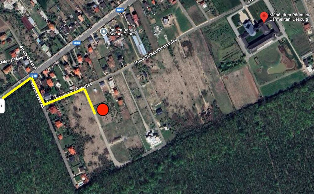 Proprietar vand teren construibil zona case/padure Ciofliceni- Snagov