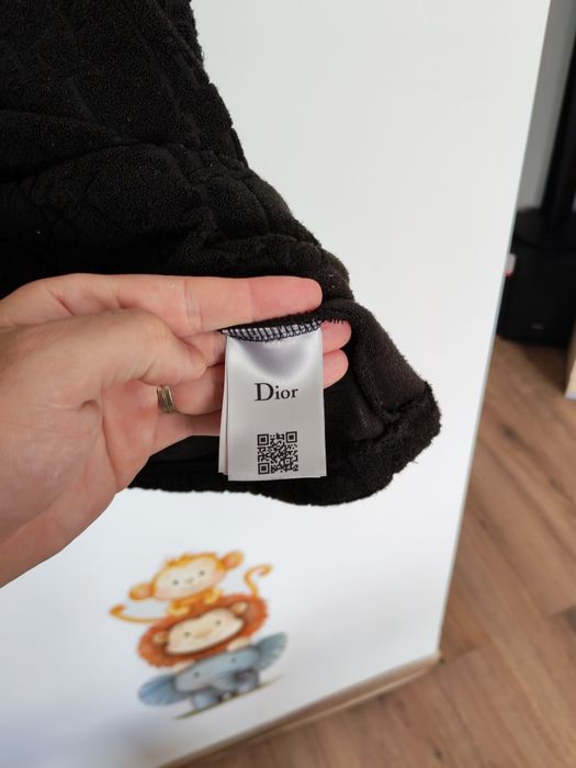 Tricou Dior Oblique Black Jacquard marimea XXL