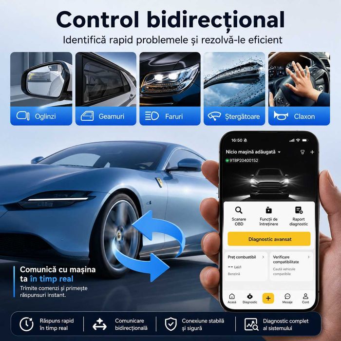 Tester diagnoza auto MUCAR BT200 MAX