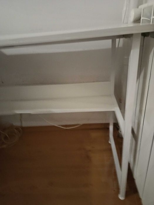 Birou calculator/masă Nou alb stil loft, made Polonia, lung 100 cmx 50