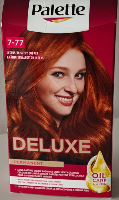 Vopsea permanentă de păr Palette Deluxe 3-65 &7-77 Schwarzkopf