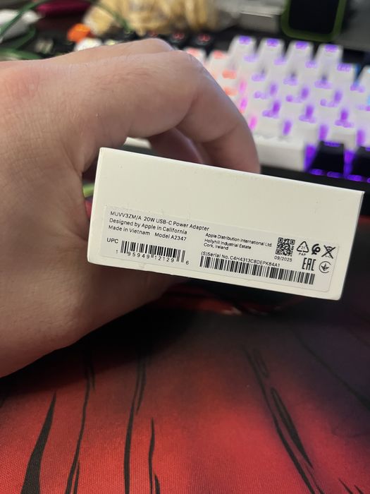 Блок питания зарядка  на айфон