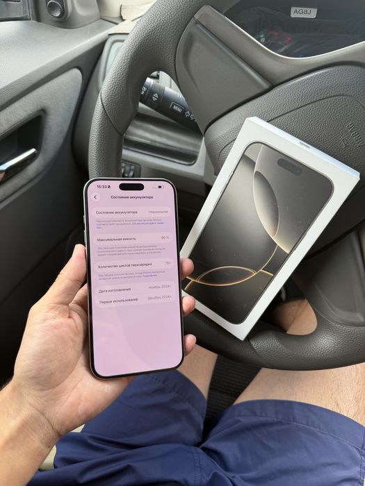 Айфон 16 pro max(256gb) 90%